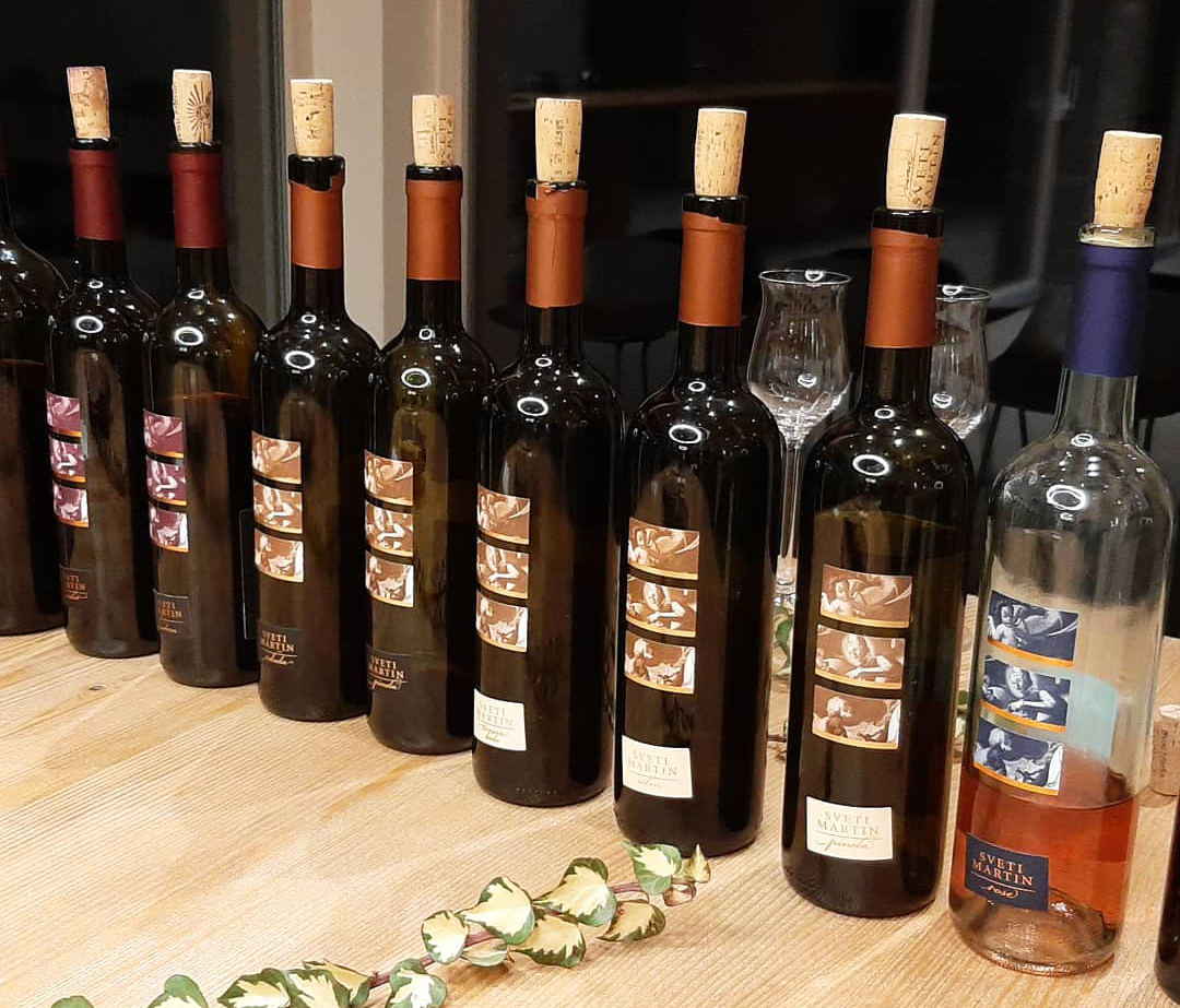 Import wine made by Sveti Martin